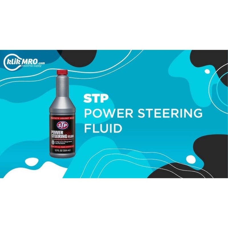 STP High Mileage Power Steering Fluid + Stop Leak | 354ml | Protects Against Wear - Image 2