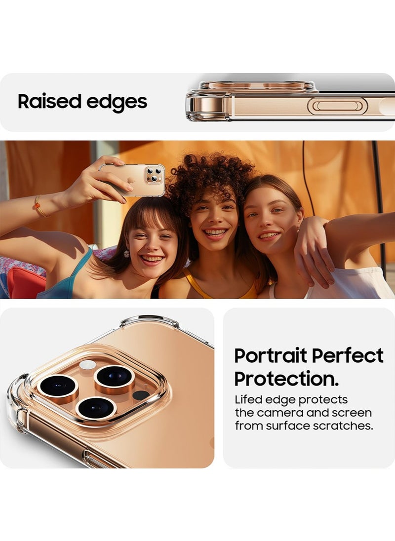 SNBFA - Silicone Protective Back Case Cover for iphone 16 Pro - Clear - Image 1