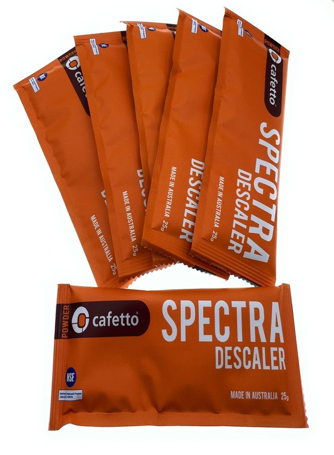 Cafetto Spectra Espresso Machine Descaler, Color Indicator Descaling Cleaning Powder Designed for Espresso Machine Water Tanks, Boilers and Coffee Brewers (Pack of 6) - Image 3