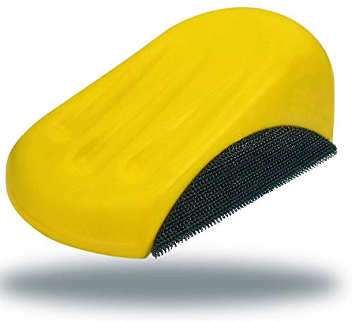 M-jump 5 inch Mouse Hand Sanding Pad Hook and Loop Sanding Block Hook Backing Plate For Woodworking, Furniture Restoration, Home and Automotive Body. - Image 1