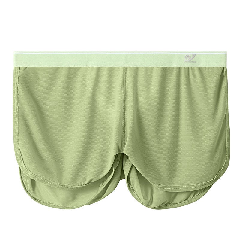 2023 Mens Mesh Home Pants Breathable Quick-Dry Sports Light purple - Image 3