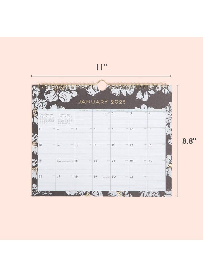 Blue Sky 2025 Monthly Wall Calendar, January 2025 - December 2025, Durable Twin Wire Binding, 11" X 8.75", Perfect For Home, Office And Classroom, Baccara Dark (Baccara Dark- 2025, 11" X 8.75") - Image 3