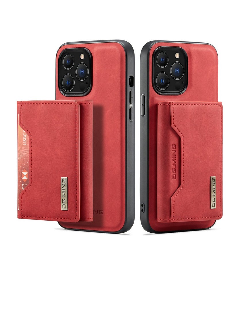 Dg Ming iPhone 15 Pro protection case, back cover with detachable magnetic ID card wallet, shockproof case, made of thermoplastic polyurethane  - Image 2