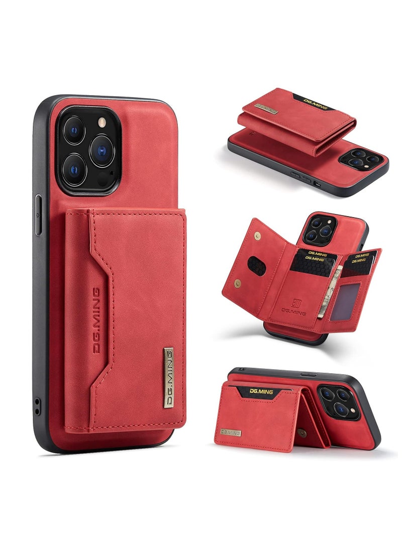 Dg Ming iPhone 15 Pro protection case, back cover with detachable magnetic ID card wallet, shockproof case, made of thermoplastic polyurethane  - Image 1