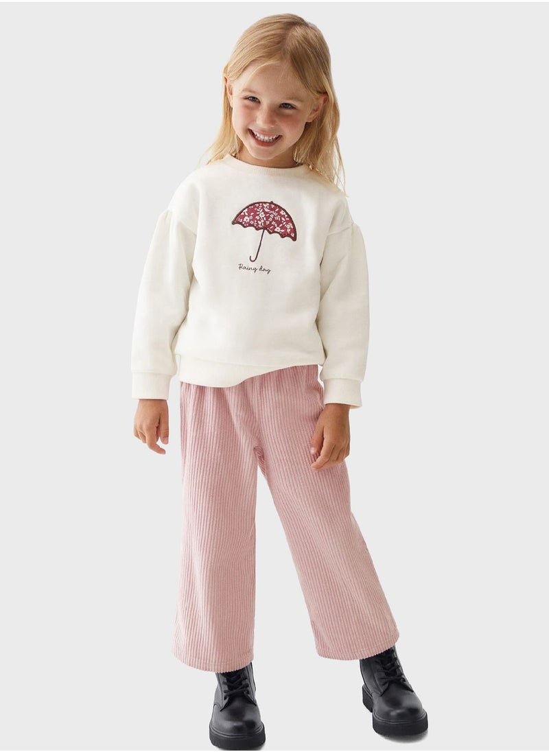 MANGO - Kids Umbrella Print Sweatshirt - Image 1