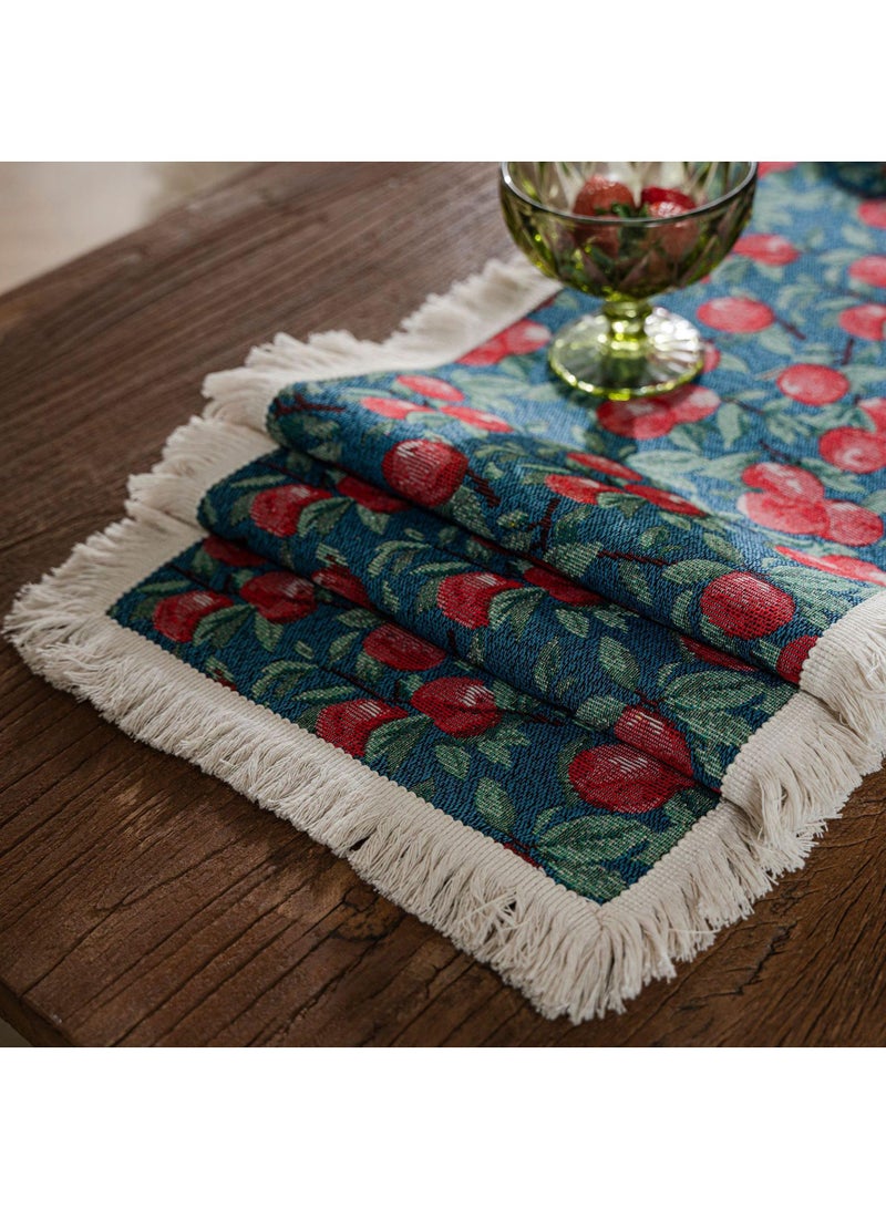 Y&D مفرش طاولة مزخرف بطبعة بوهيمية مع شرابات 30*220 سم - Image 3