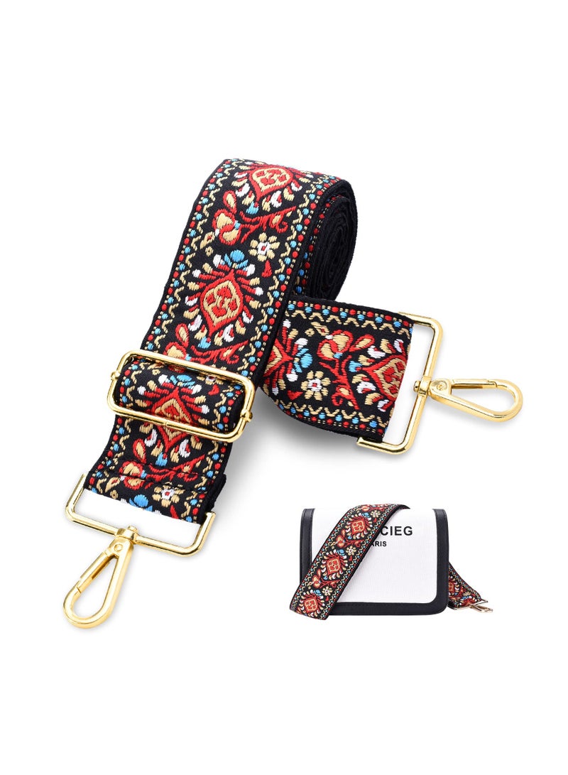 SYOSI 2Inches Wide Shoulder Strap Adjustable Replacement, Multifunction Crossbody Canvas Bag Handbag Belts for Unisex Handbag, Crossbody Bags, Shoulder Bags, Guitar Strap - Image 1