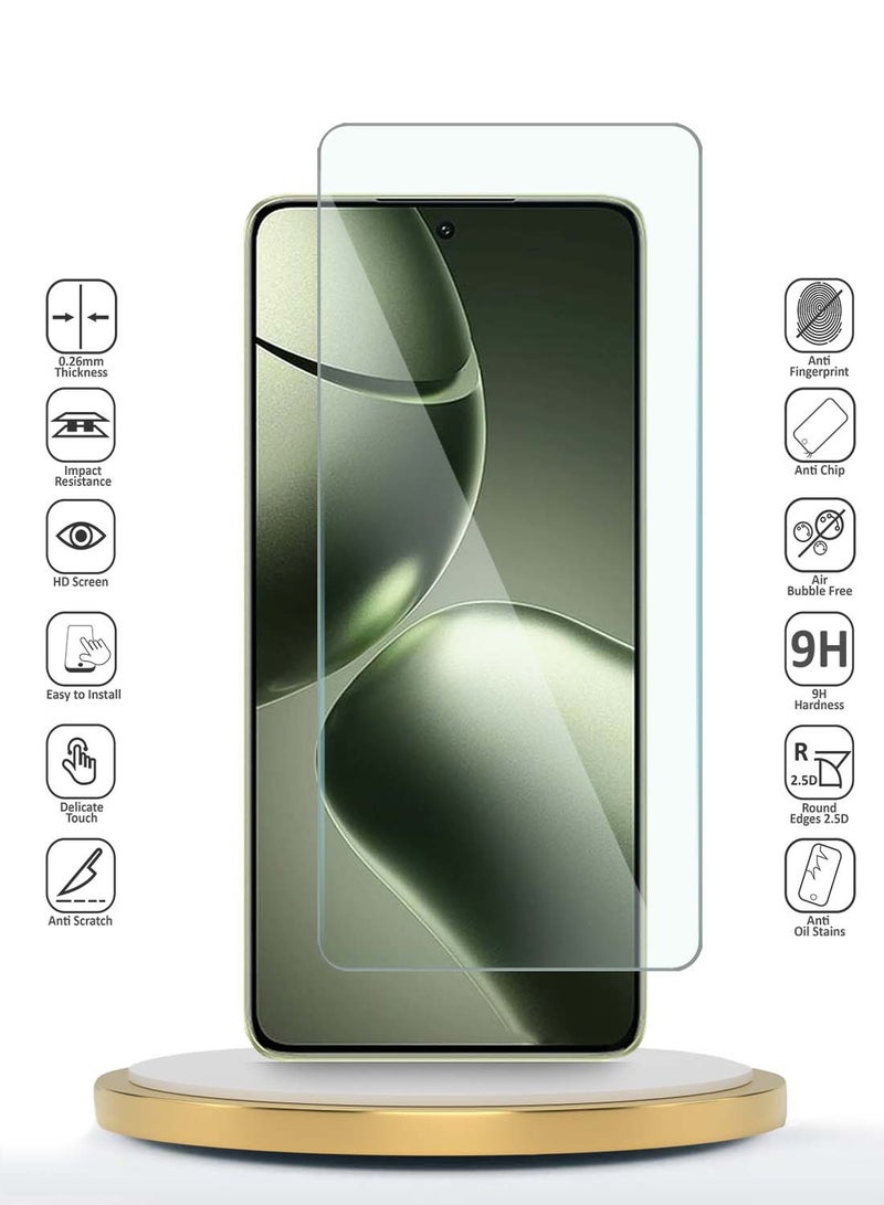 دبليو تيك واقي شاشة من الزجاج المقوى Xiaomi 14T / 14T Pro 5G 2024 WTech Premium Series 9H 2.5D - شفاف - Image 2