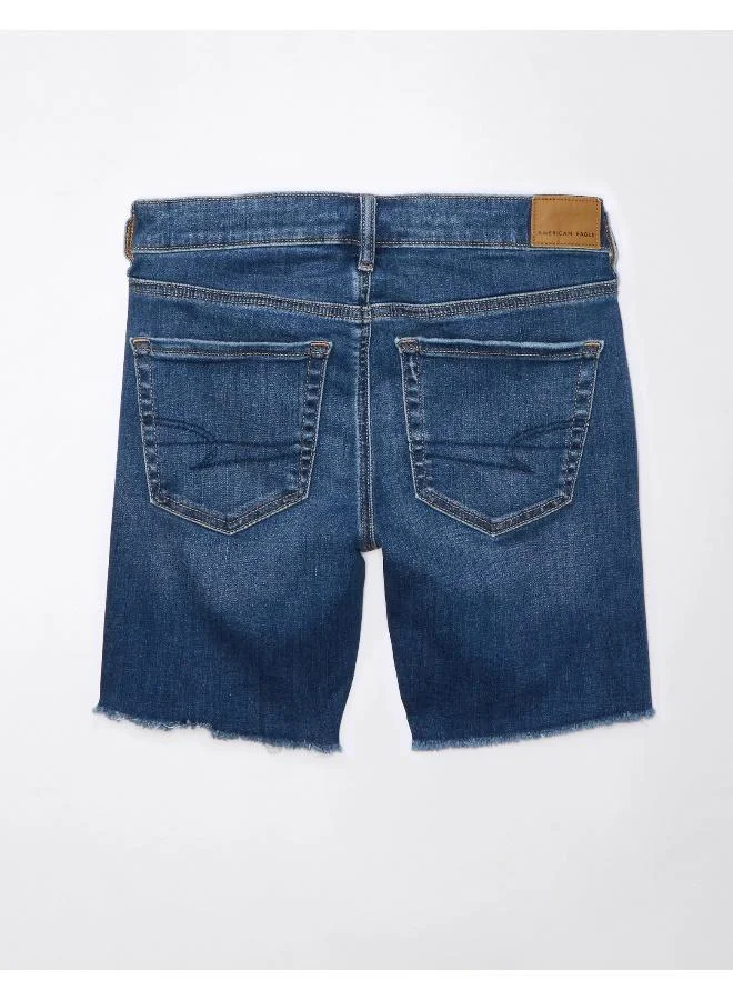 American Eagle AE Next Level Low-Rise Skinny Bermuda Denim Short