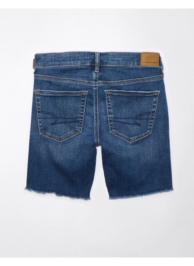American Eagle AE Next Level Low-Rise Skinny Bermuda Denim Short  - Image 4