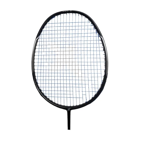 Exergy 101 Strung Badminton Racket for Beginners and Intermediate Players - 82g, 28 lbs Tension, Pre-Strung with Full Cover, Black, Graphite - Image 3