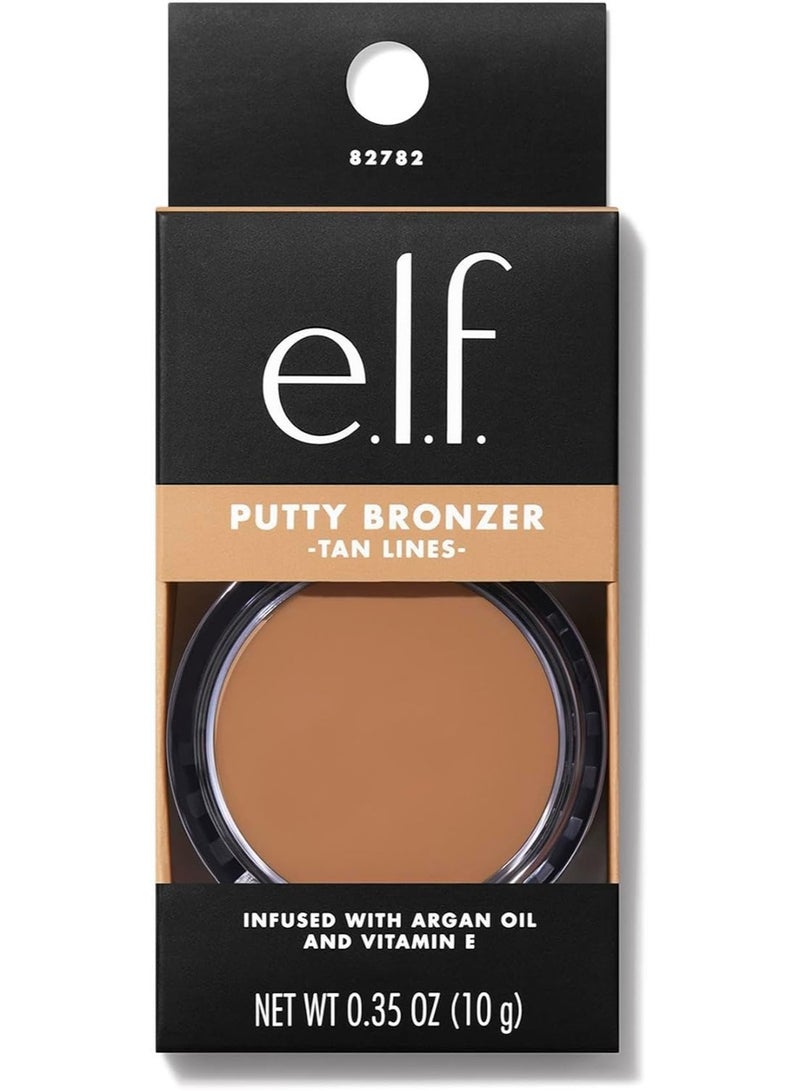 إلف برونزر بوتي، تركيبة كريمية غنية بالتصبغ، تمنح توهجًا برونزيًا يدوم طويلًا، غني بزيت الأرغان وفيتامين هـ، خطوط السمرة، 0.35 أونصة - Image 2