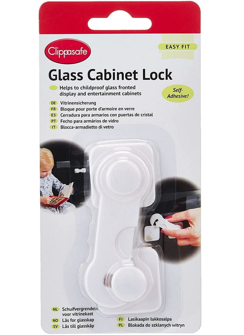 Clippasafe Glass Cabinet Lock  - Image 1