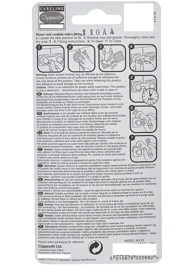 Clippasafe Glass Cabinet Lock  - Image 2