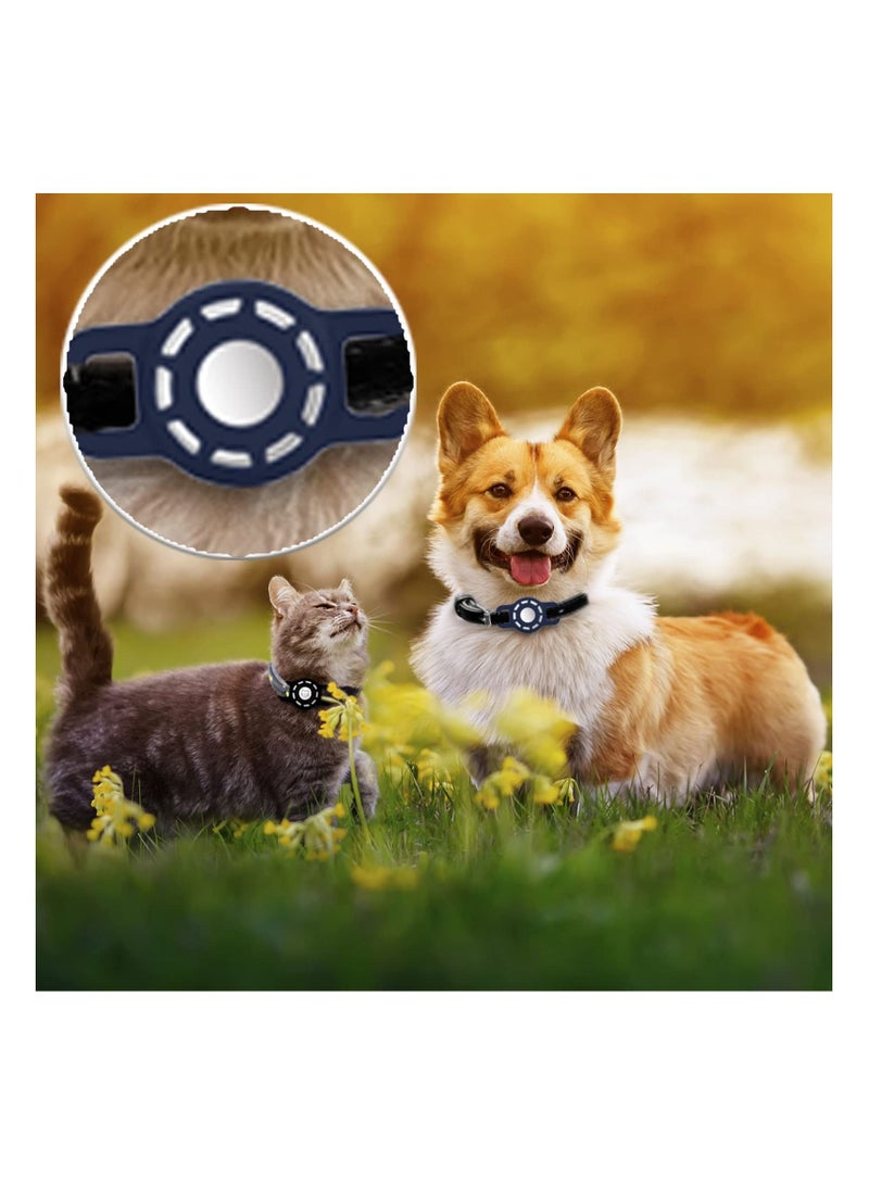 KASTWAVE 2 Pack Cat Collar Holder for Apple Air Tag, Cat Collar Holder Within 0.6 inch, for Airtag Dog Collar Holder Small, for Airtag Pet Collar Holder for Apple Airtag - Image 2