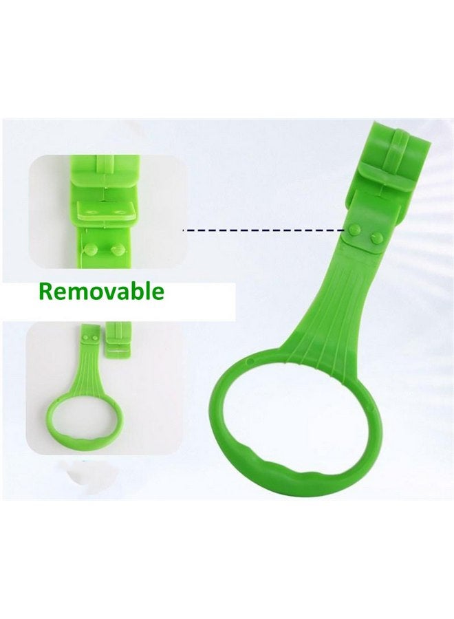 YYaaloa 5pcs Walk Assistant Plastic Baby Crib Pull Rings for Baby Baby Pull Up Rings Cot Hanging Rings for Infant Baby Toddler Practice Tool (5 Color)  - Image 3