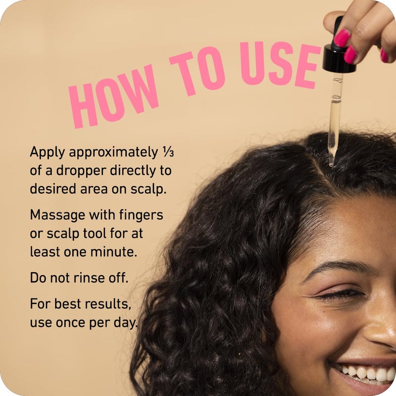 Boldify سيروم بولديفاي لنمو الشعر - 2 أونصة، 30 معزز طبيعي + 4 ببتيدات مثبتة سريرياً، علاج خفيف الوزن غير دهني لفروة الرأس لشعر أكثر كثافة وامتلاء للنساء والرجال - Image 4