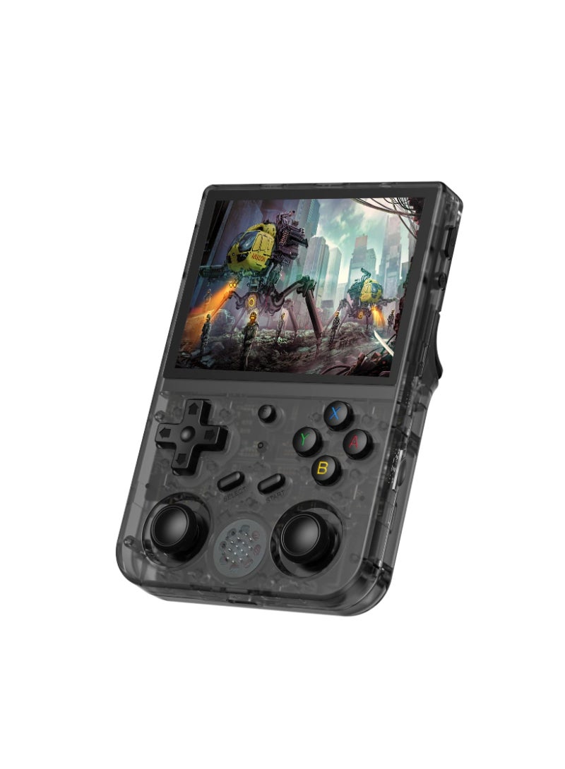 AROAQ RG353V Handheld Game Console 3.5 Inch IPS Screen 640x480 High Resolution CPU RK3566 Quad-Core OS Android 11 Linux 2G/64G+16G 3200Mah Battery Black - Image 1