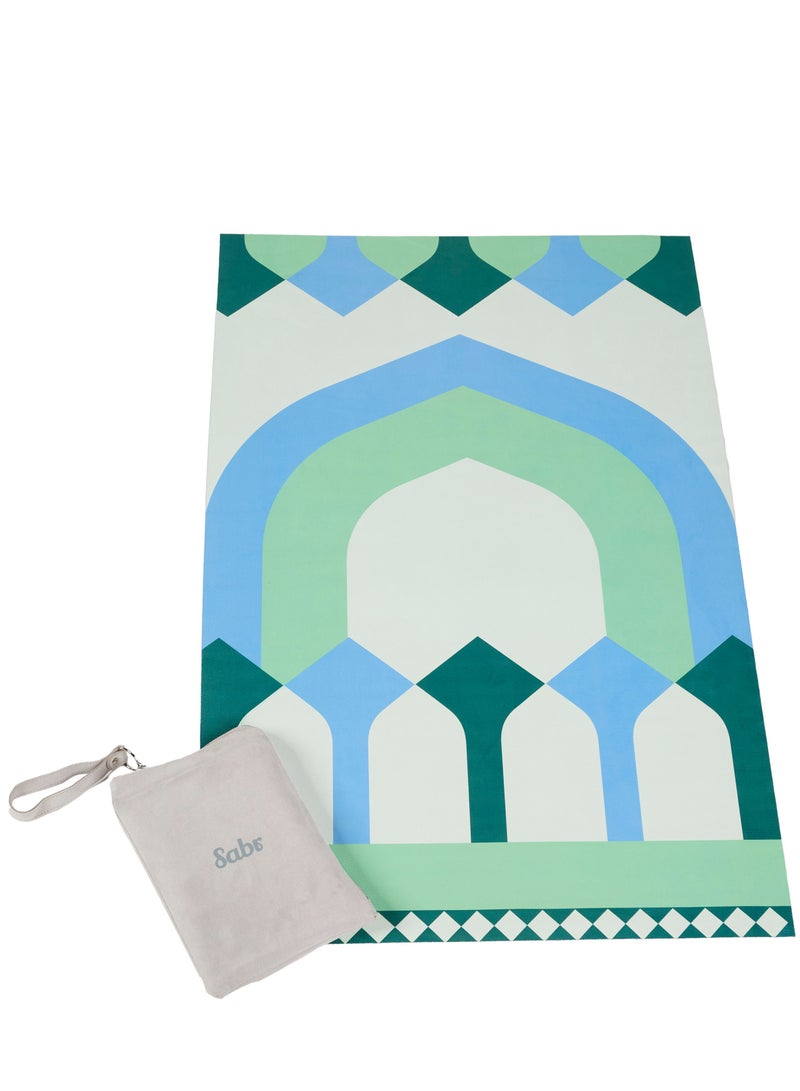 Sabr 'Divine Arches II' Kids Compact Prayer Mat - Image 1