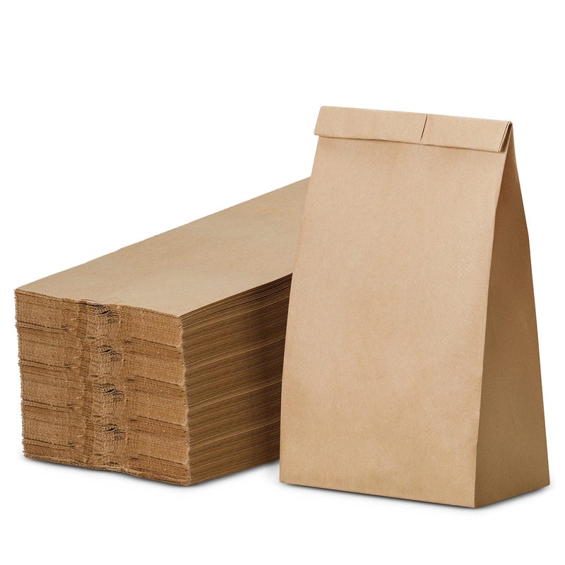 Culinware Kraft Paper Bags 6 Lb Durable Brown Bags for Snack Lunch Sandwich Pastries Popcorn Grocery and Party Favor Bulk 6 x 355 x 111 In 500 Count - Image 3