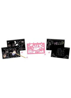 Floss & Rock Fairy Themed Scratch Art Book for Girls | Art Activity Book | Sketch Book | Craft Toy for Kids | Creative Drawing Pad with Wooden Stylus | Educational Activity for Kids  - Image 4