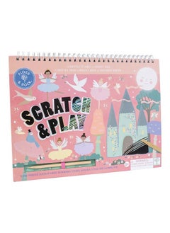 Floss & Rock Fairy Themed Scratch Art Book for Girls | Art Activity Book | Sketch Book | Craft Toy for Kids | Creative Drawing Pad with Wooden Stylus | Educational Activity for Kids  - Image 3
