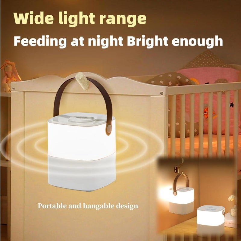 Lullaxx Rechargeable Touch Night Light - Dimmable LED Bedside Lamp with 3 Color Temperatures - Image 4