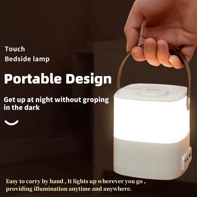 Lullaxx Rechargeable Touch Night Light - Dimmable LED Bedside Lamp with 3 Color Temperatures - Image 5