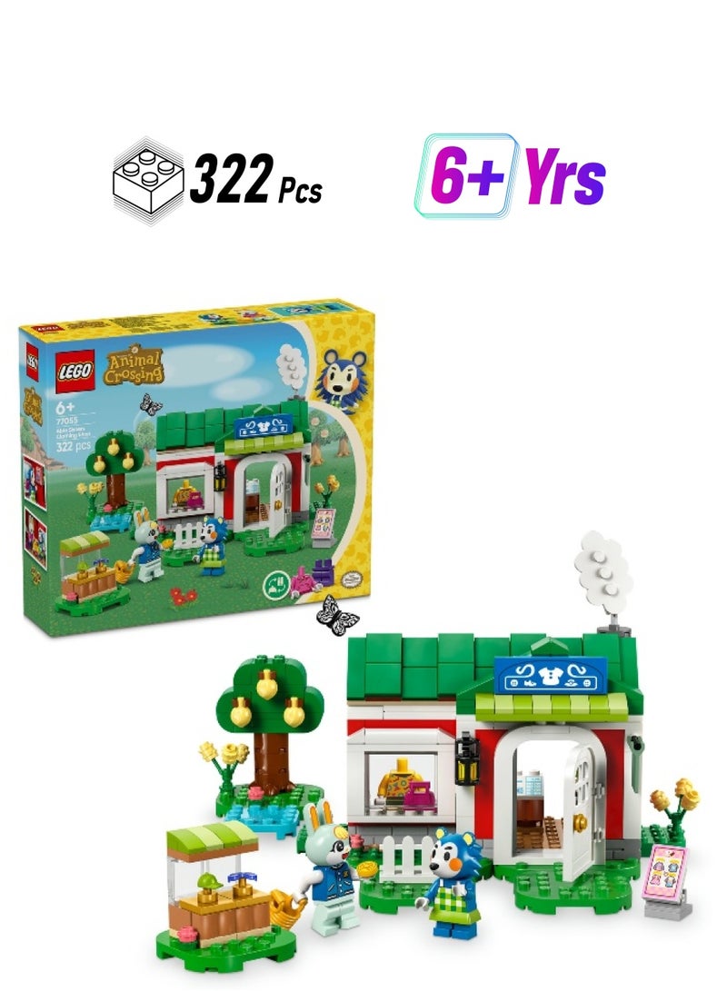 LEGO Animal Crossing Able Sisters Clothing Shop 77055 Building Set (322 Pieces) - Image 1