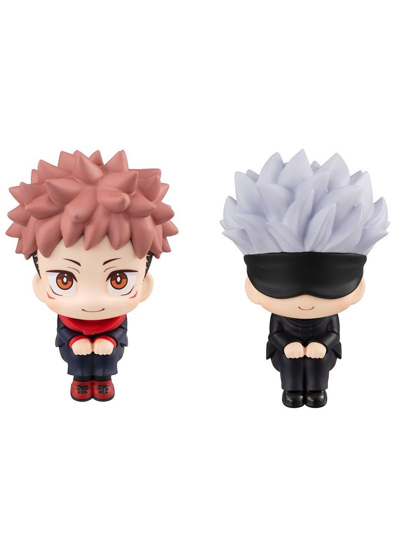 Generic - 2-Piece Anime Jujutsu Kaisen Action Figure Set, Itadori Yuji Action Figure, Gojo Satoru Action Figure, Anime Figure Toy Collection Set Suitable for Car and Table Decoration - Image 1