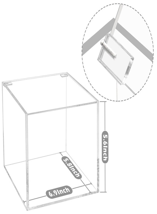 DELIPPLY Face Towelettes Disposable Holder, Disposable Face Towel Container Acrylic, Facial Towels Storage Box, Clear - Image 3