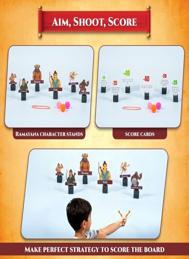 PW Physics Wallah Ramayana - The Tale of Ram & Sita Kit for Kids, 6-in-1 Fun Activity & Family Board Game, Learn 100+ Ramayana Facts with Puzzles, Booklet, Family Tree, Gift for Kids Ages 8-14 Years - Image 3