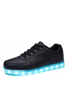 SKT Shiketro LED Flash Sports Shoes Black  - Image 1