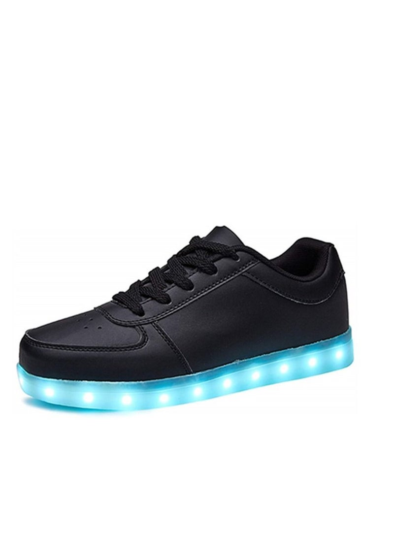 SKT Shiketro LED Flash Sports Shoes Black  - Image 1