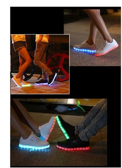 SKT Shiketro LED Flash Sports Shoes Black  - Image 3