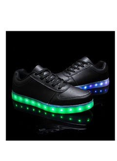 SKT Shiketro LED Flash Sports Shoes Black  - Image 2