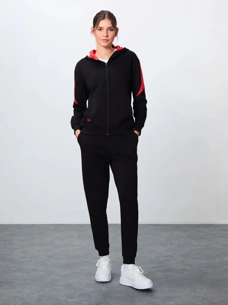 تومي لايف TOMMY Oversized Hooded Zip Sweatshirt And Pants Set