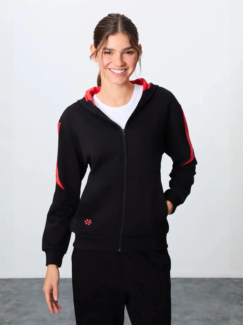 تومي لايف TOMMY Oversized Hooded Zip Sweatshirt And Pants Set