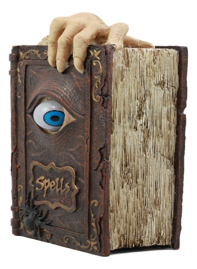 Ebros Gift Ebros Witchcraft Sorcery Lifelike Evil Eye Book of Spells Money Bank Figurine Decor Statue 8.5" Tall - Image 3