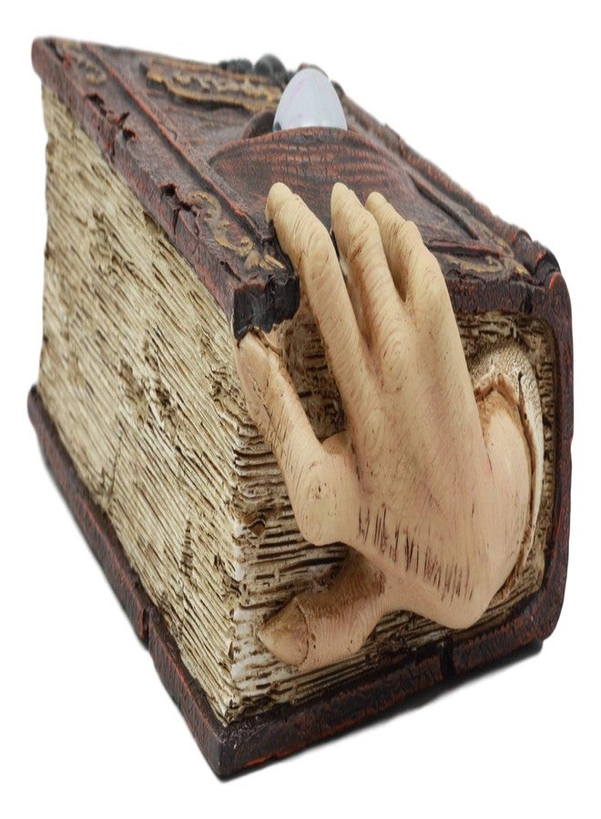 Ebros Gift Ebros Witchcraft Sorcery Lifelike Evil Eye Book of Spells Money Bank Figurine Decor Statue 8.5" Tall - Image 4