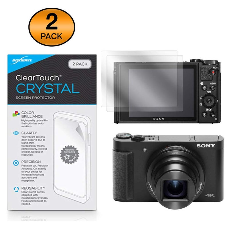 BoxWave Screen Protector Compatible with Sony Cyber-Shot DSC-HX99 - ClearTouch Crystal (2-Pack), HD Film Skin - Shields from Scratches for Sony Cyber-Shot DSC-HX99 - Image 2