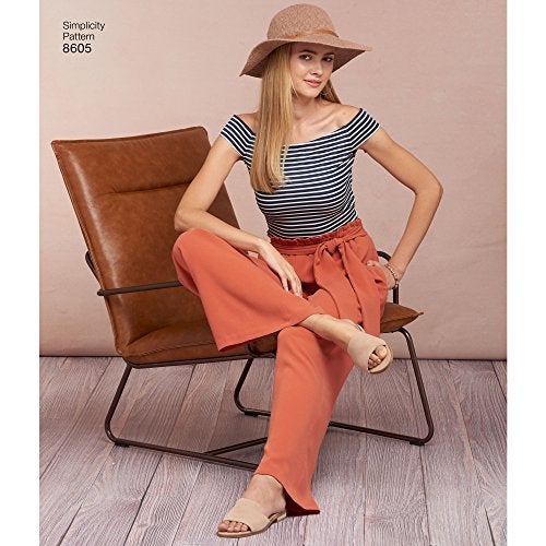 Simplicity US8605A Easy to Sew Women's Skirts and Loose Fitting Pants Sewing Patterns, Sizes 6-24 - Image 3
