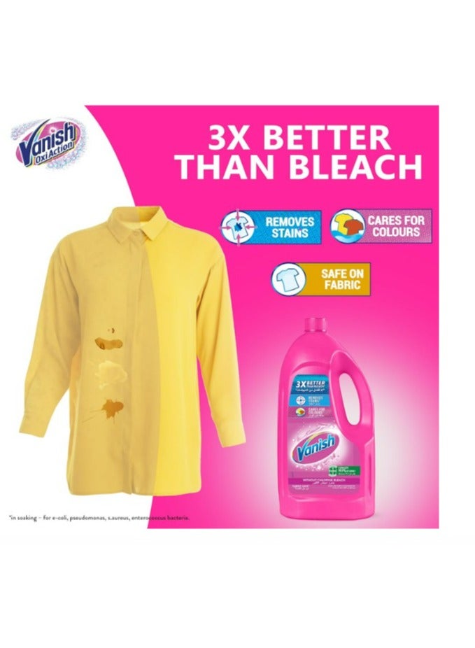 Vanish Fabric Stain Remover Liquid Pack Of 2 multicolour 1Liters - Image 3