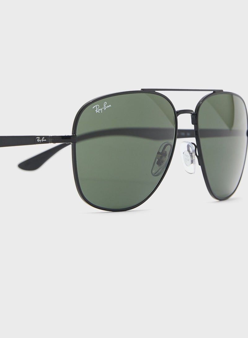 Ray-Ban 0Rb3683 Square Sunglasses - Image 3