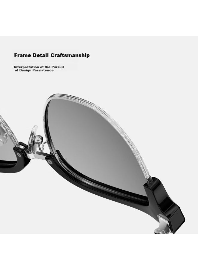 Caponi Photochromic Polarized Sungl For Men And Women, Day And Night Use, Driving-specific Gl, Pure Titanium, Uv Protection, Sun Protectio - Image 3