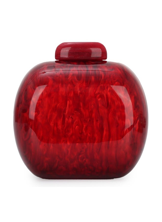 Fecialy Acrylic Clutch Purse for Women Marble Handbags Shell Shape Crossbody Bag Chic Evening Bag for Wedding Party - Image 1
