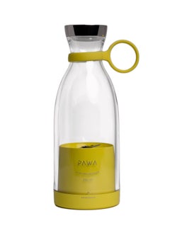 Pawa Portable Blender 350ml 50W / Stainless Steel Blades / Wireless Charging / Easy to Carry / Rechargeable Battery- Yellow  - Image 1