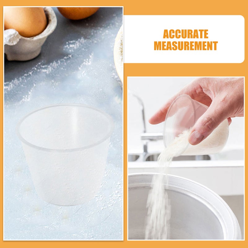 🍳 كوب قياس للأرز من البلاستيك المتين مع علامات مقياس واضحة - Image 5