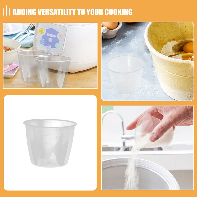 🍳 كوب قياس للأرز من البلاستيك المتين مع علامات مقياس واضحة - Image 3