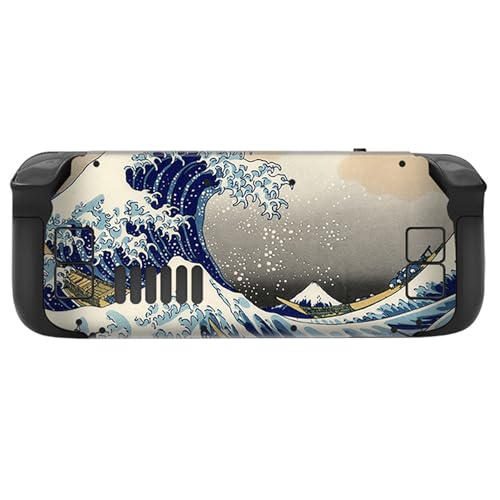 CXWITHY Skin Sticker Protective Vinyl Decal for Steam Deck, Protective Cover Wrap with Steam Deck HD Glass Screen Protector (Beige) - Image 3
